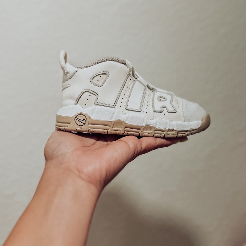 NIKE AIR MORE UPTEMPO (TD) — PHANTOM/LT IRON ORE-WHITE